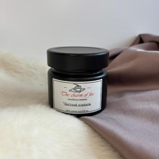 Ароматическая свеча «Чистый хлопок»