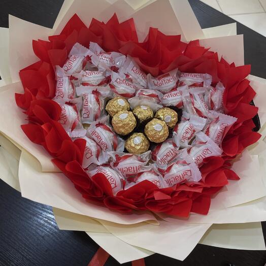 Букет из конфет Raffaello