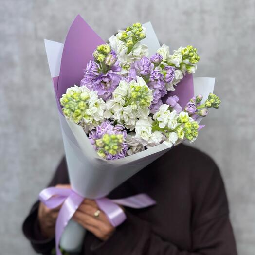 Маттиола ароматная. Букет для любимых 💜💕🌸 на День рождение 😍