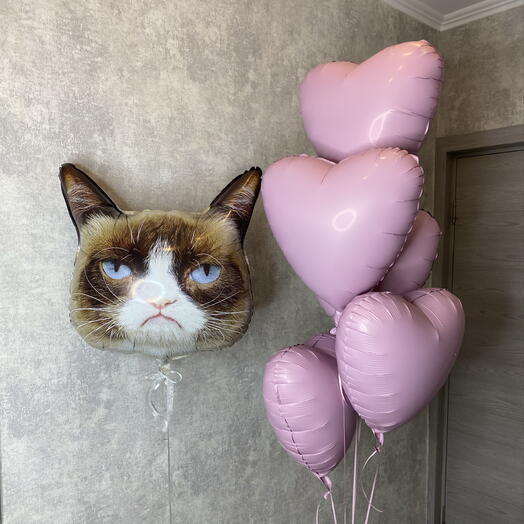 Шары / шарики для девушки, для подростка розовые сердца