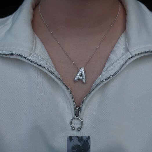 Подвеска с буквой А