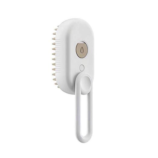 Fur steam brush (white)