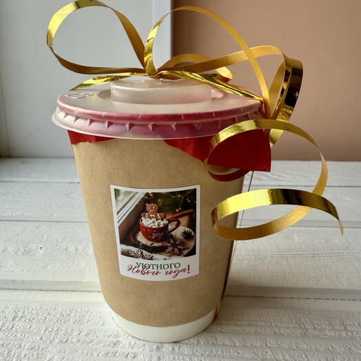 Новогодний стаканчик с орешками 7 шт