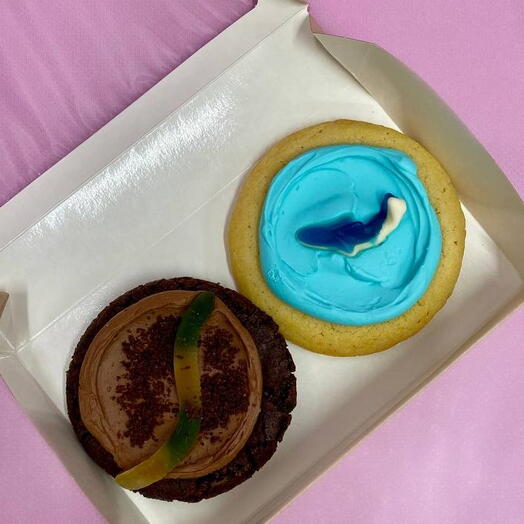 Крамбл кукис с мармеладками