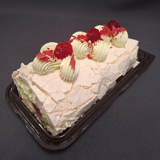 Рулет меренговый Фисташка-Малина