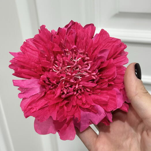 Брошь из текстиля «LA FUCSIA | S»