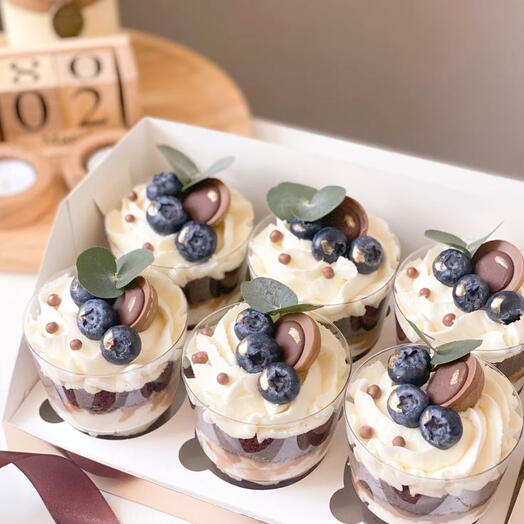 Трайфлы 6 шт для мамы/на день матери/для бабушки/бабушке/сестре