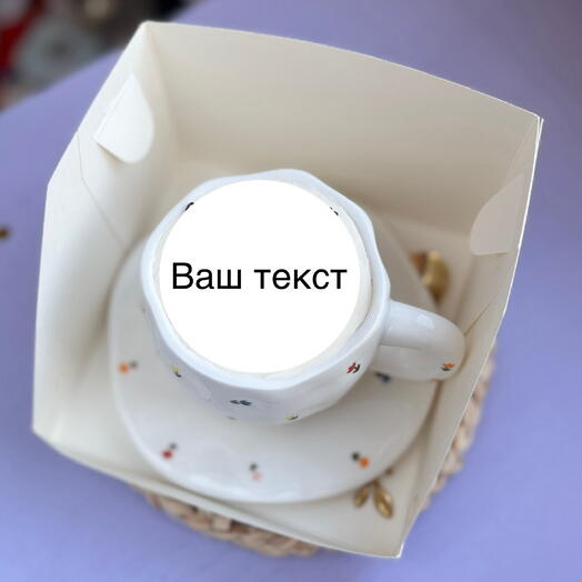 Бенто торт чайная пара в стакане торт маме любимой девушке бабушке
