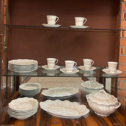 Сервиз на 6 персон , Limoges France фарфор , ЛОТОС