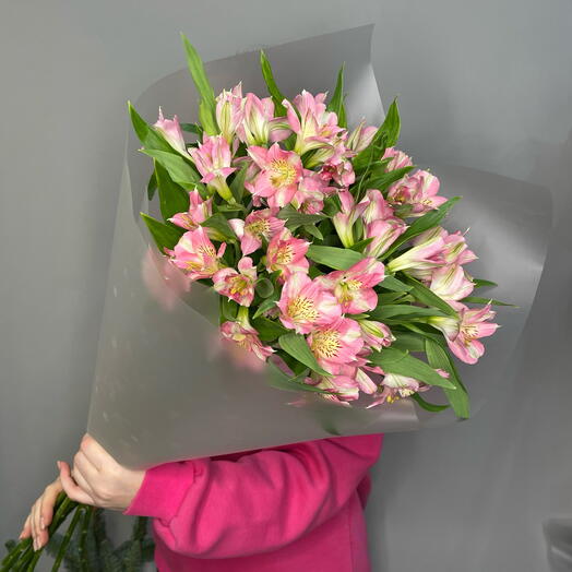 Альстромерии розовые 11
