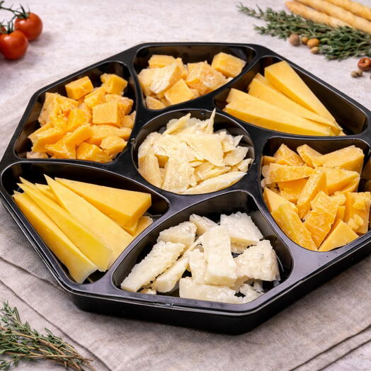 Сырная тарелка "Вкус Крыма: Чеддер, который Завоевал Ай-Тодор"