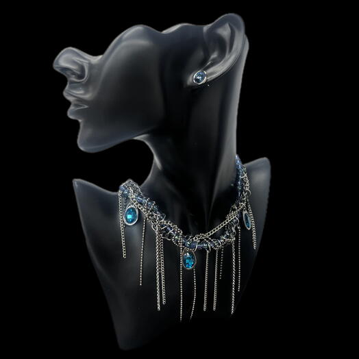 Колье «Синие волны»