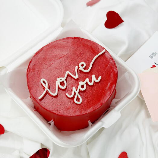 Бенто торт на 14 февраля Love you