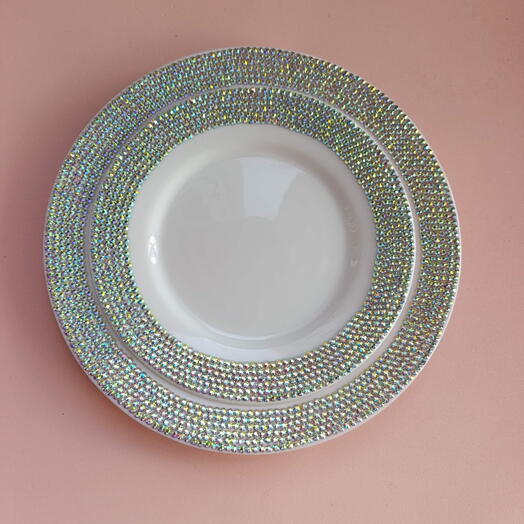 Plates set crystal AB