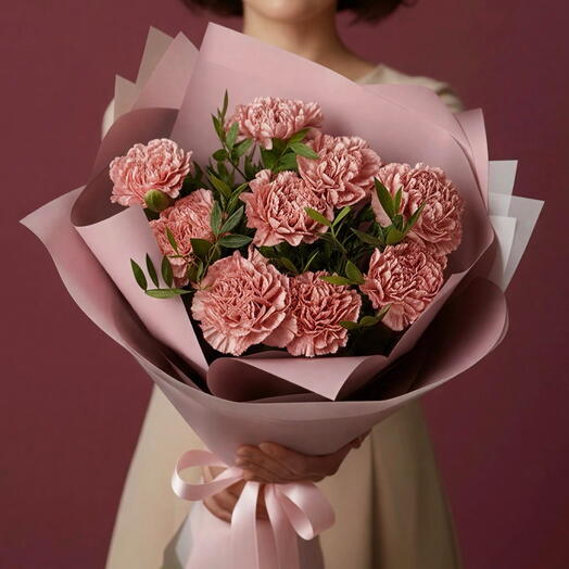 Моно букет Диантус 9шт