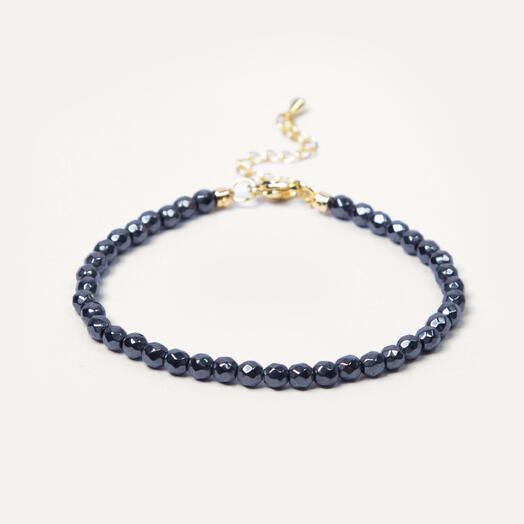 Браслет Ирис Гематит 14K 19 см (BRA1142)