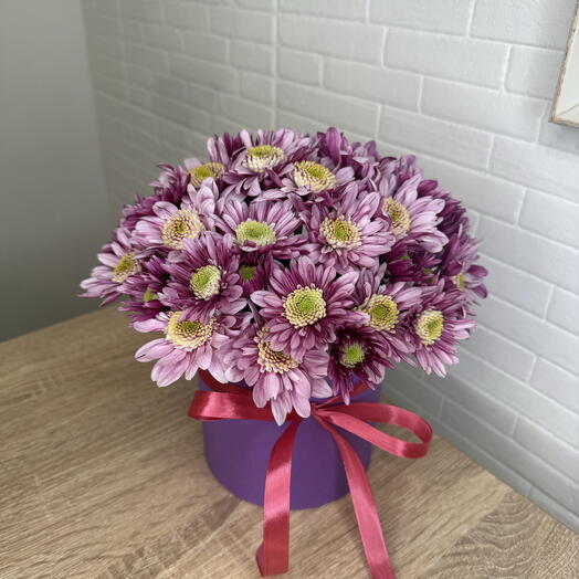 Цветы в коробке 💜