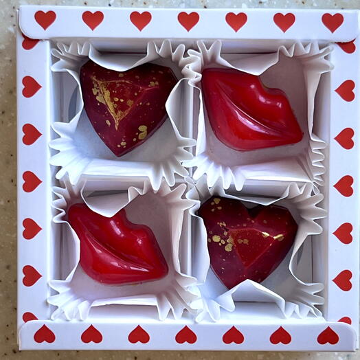 Конфеты 4шт Валентинка