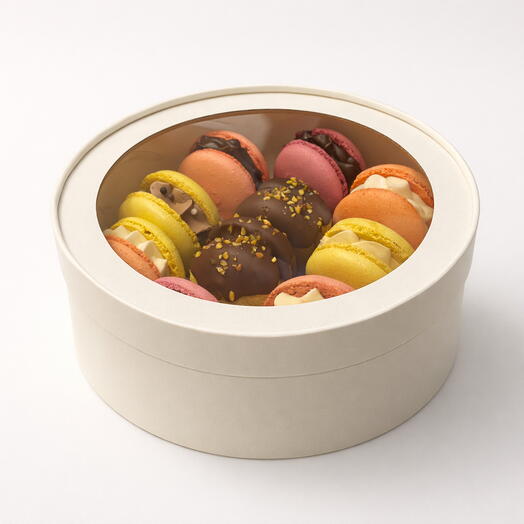 Коробочка макарон, 10 шт