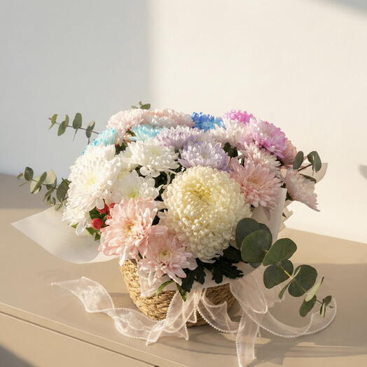 Корзина с цветами ‘ Быть может