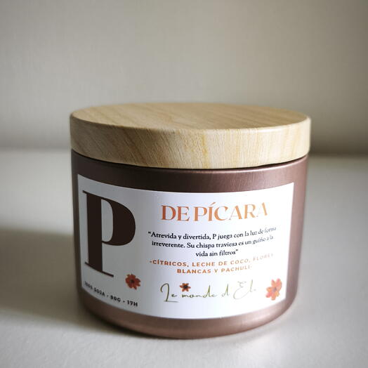 Scented candle P by Picara 90g