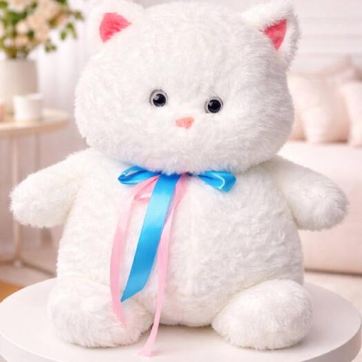 Игрушка Белый кот