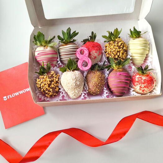 Клубника в шоколаде на 8 марта