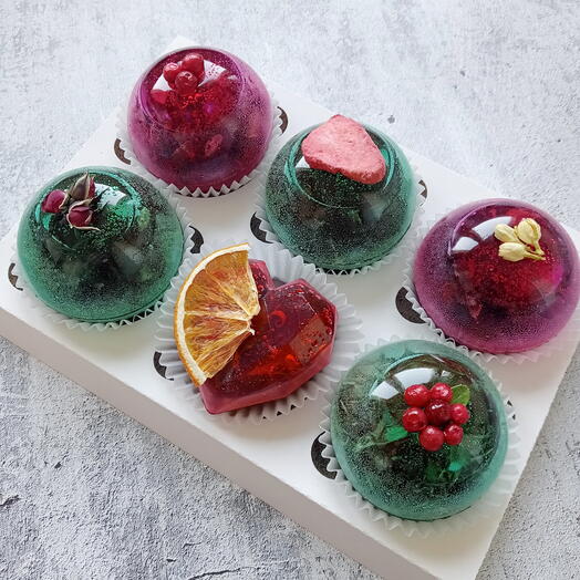 Чайные бомбочки, подарочный набор чая на 600 мл для девушки, мамы