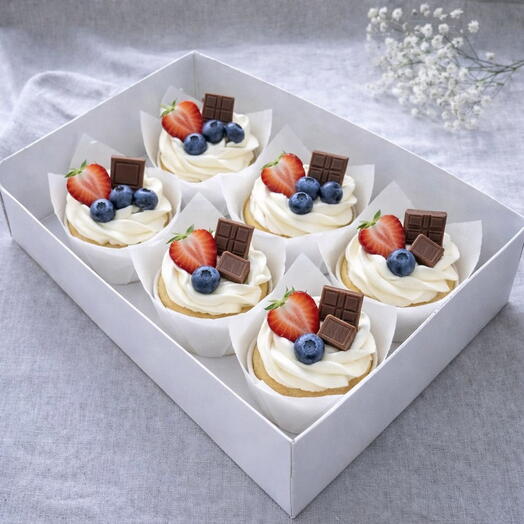 Капкейки 6 шт