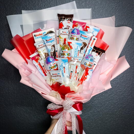 Букет из Kinder шоколадок