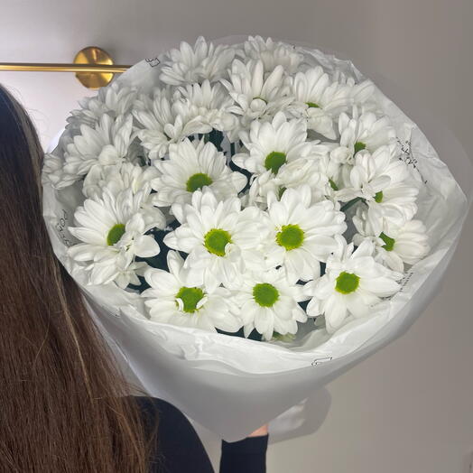 Букет из 5 кустовых хризантем ромашек