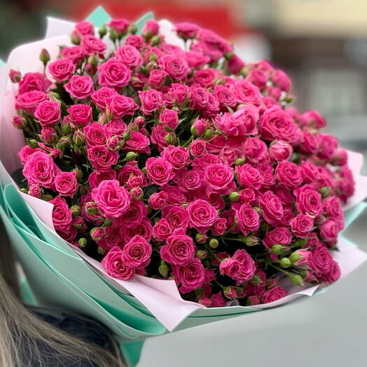 Яркая Кустовая Роза 🌸🌸🌸