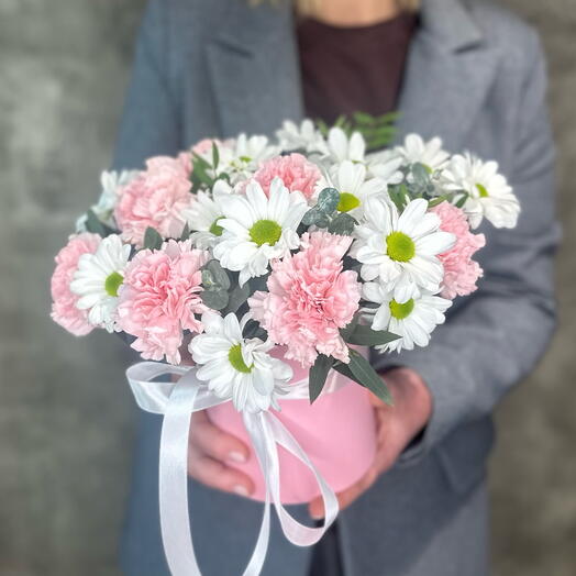 Нежная композиция с диантусами