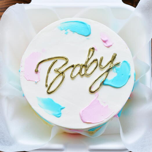 Бенто-торт на гендер пати - тортик baby