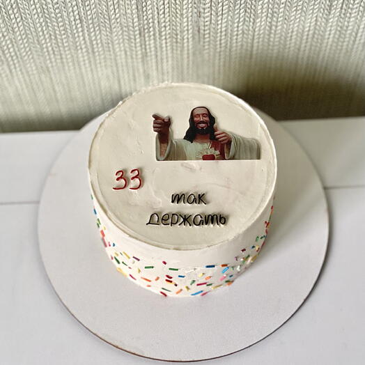 Торт на день рождения, на 33 года