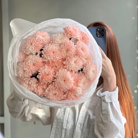 Букет из хризантем