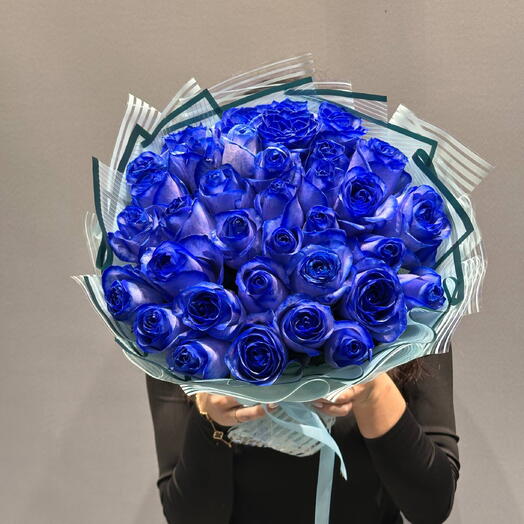 35 синих роз 💙