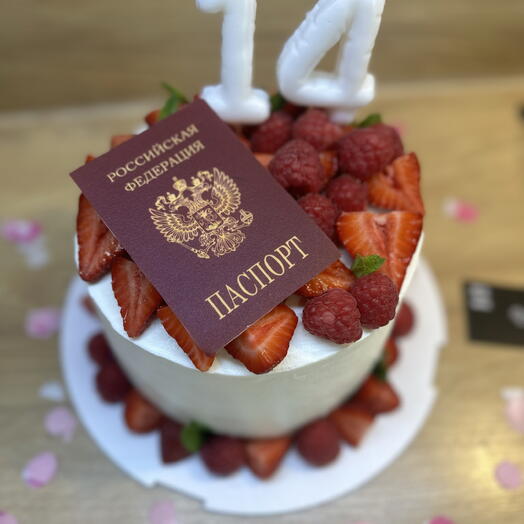 Торт с паспортом