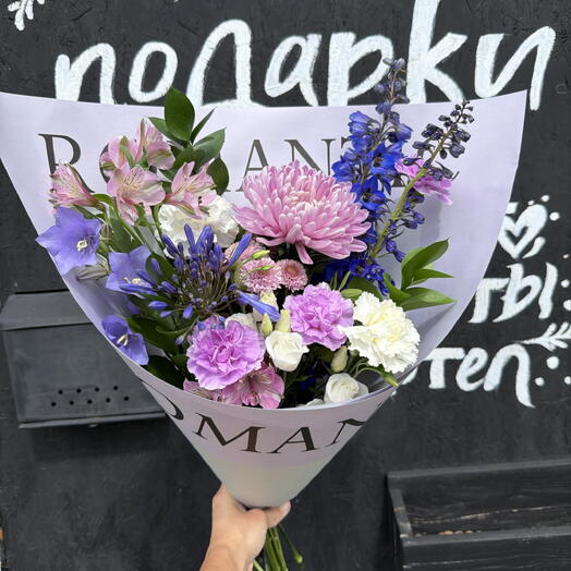 Букет с колокольчиками
