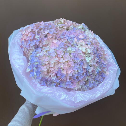 Букет из космических гортензий