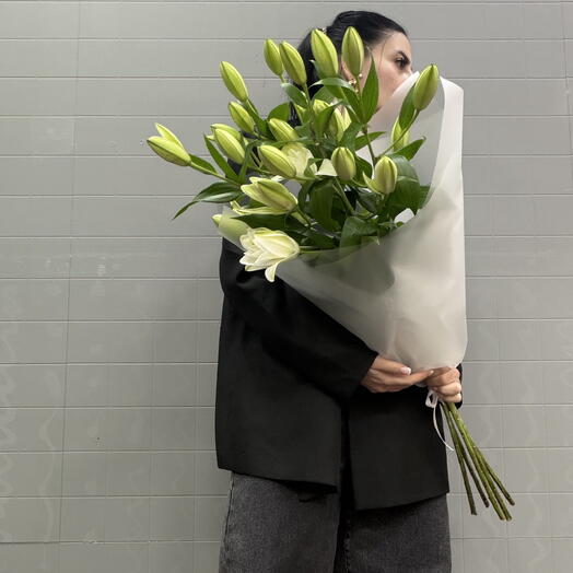 Лилия махровая букет 💐