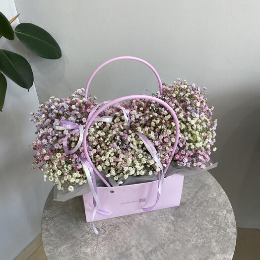 Фиолетовая сумочка гипсофил 💜🎀