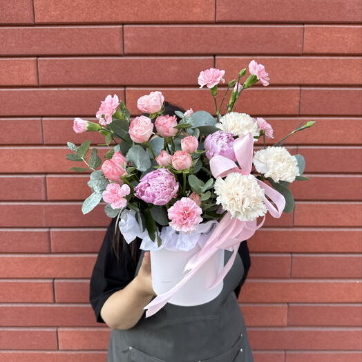 Рапунцель🎀💫 / пион, одноголовые диантусы, диантус кустовой