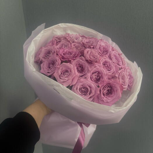❗️АКЦИЯ❗️букет из 25 лавандовых роз 💜