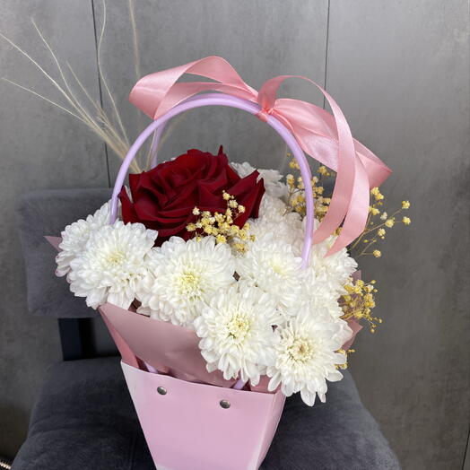 Сумочка с французской розой 🌹