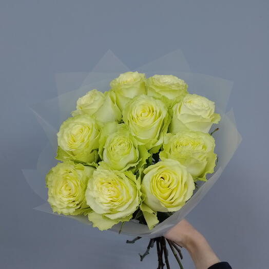11 фисташковых роз