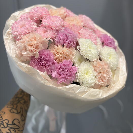 Нежные диантусы и хризантемы🌸💓💕