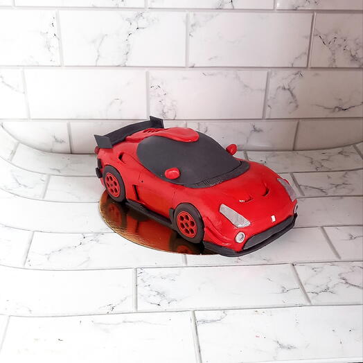 3D-торт "Спортивный автомобиль", 2 кг