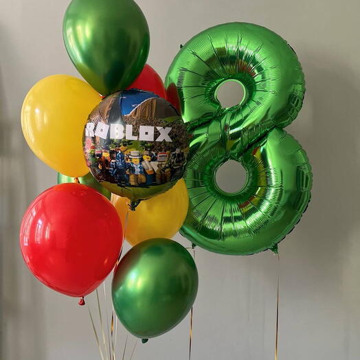 Набор воздушных шаров для мальчика 8 лет