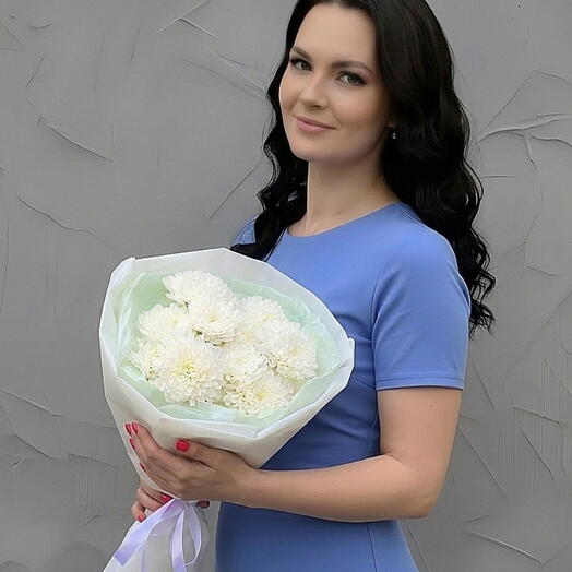 Букет из хризантемы Алтай 3шт
